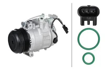 HELLA 8FK 366 202-531 Klıma Kompresoru Mercedes Benz Sprınter 3-T 3,5T 5-T 06- GM A0032309011, GM ACP582000P, GM 32309011, GM 853107N, GM 92030291, GM 32860G, GM 890296, GM 553363T5, GM DCP17151, GM 82D0156415MA