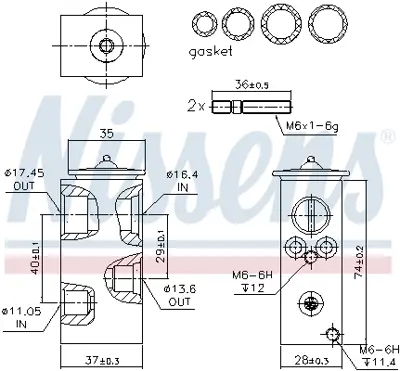 NISSENS 999292 Genlesme Valfı Dedantor Cıtroen C2 / C3  1212090 228820 260534 38488 43130202 509966 840184N 8881100059 8UW351239731 9011201 AVE121000S DVE21003 E165402 KTT140079 PE1355 TSP0585113 V22770004