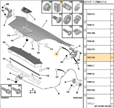 PSA 7912.G0 Plastik Kapak 7912G0