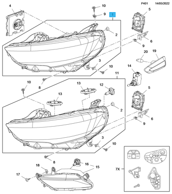 PSA 39217211 Govde, Yuva GM 39050372, GM 39217211